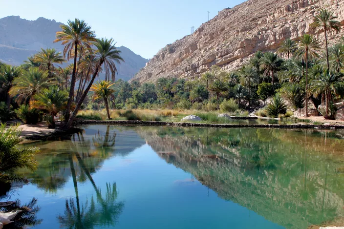 The Wadi Bani Khalid In Oman