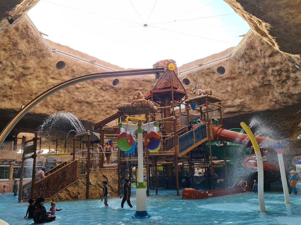 Doha With Kids Desert Falls Water Park In Salwa Beach Resort Qatar