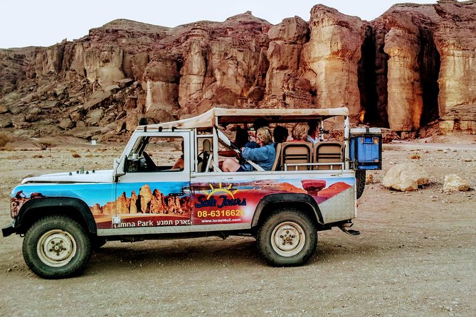 Jeep Driving In The Timna National Park