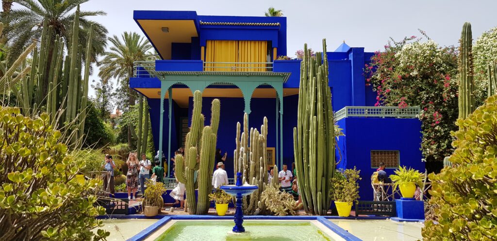 Majorelle garden in Marrakech