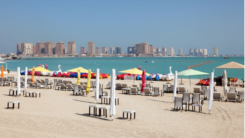 Katara Beach In Qatar