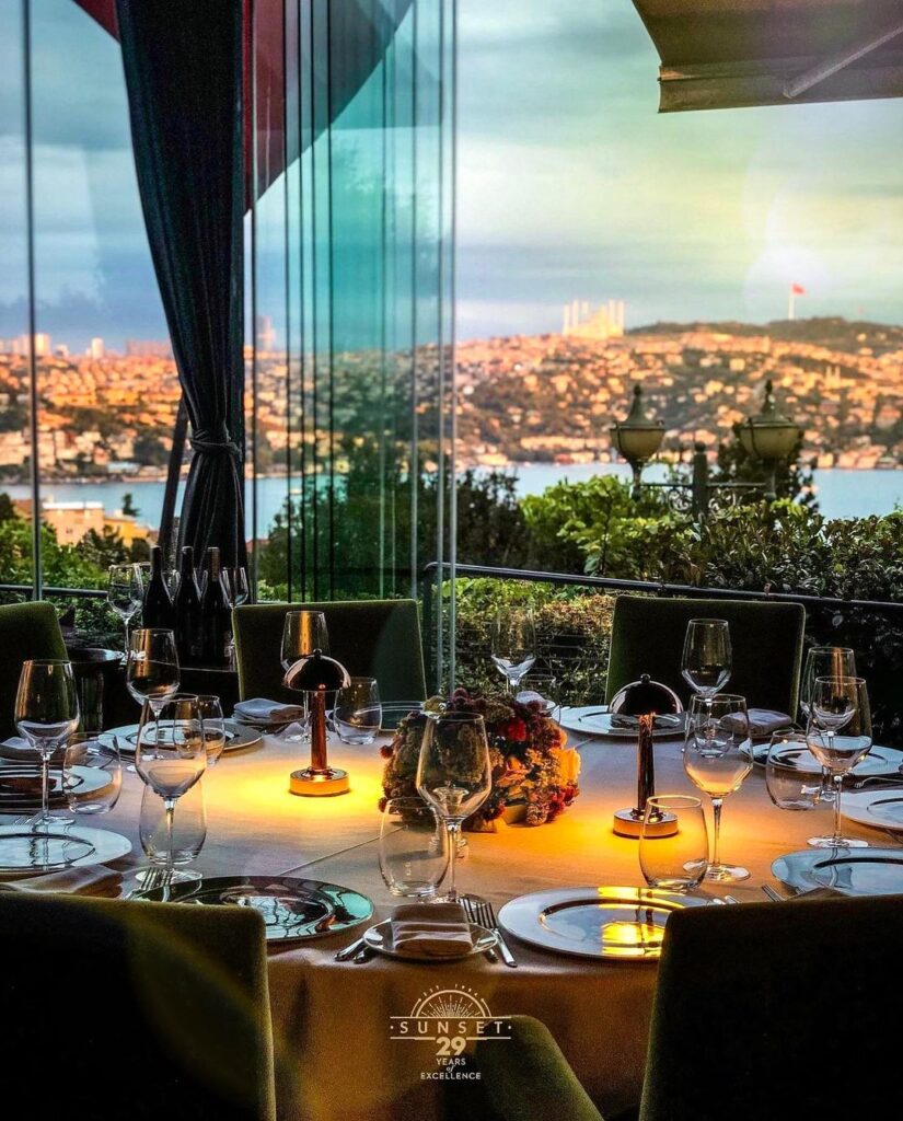 Most Romantic Restaurants In Istanbul Sunset