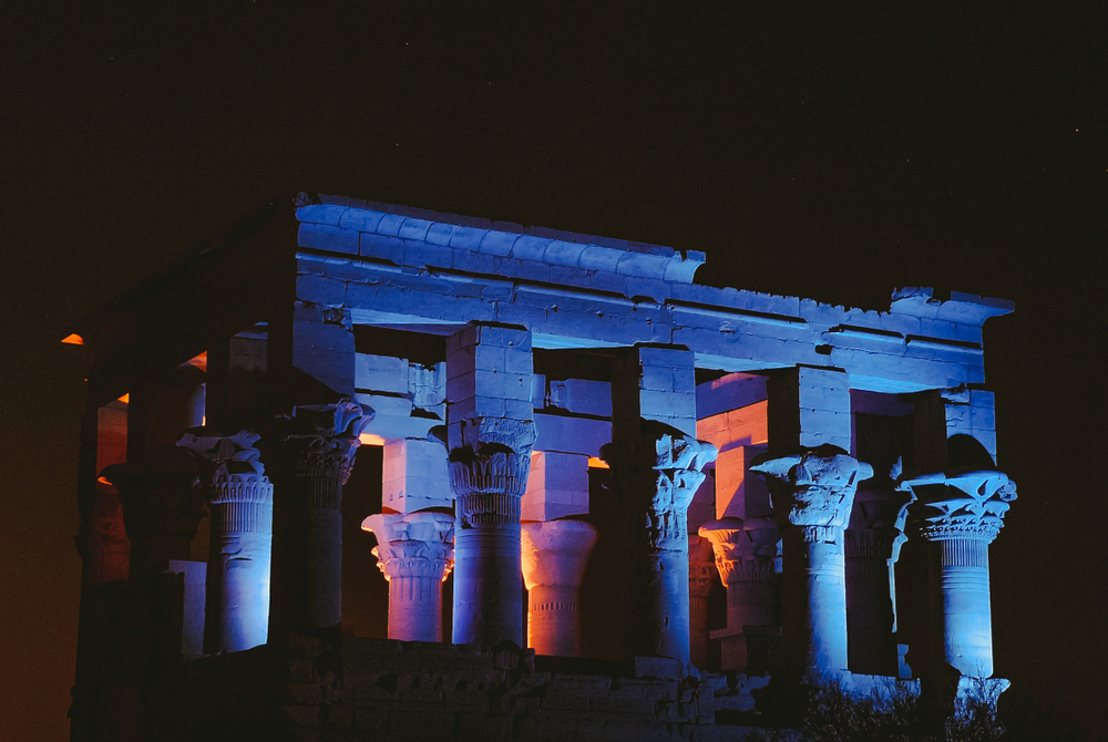 Sound And Light Show In Philae Temple In Aswan