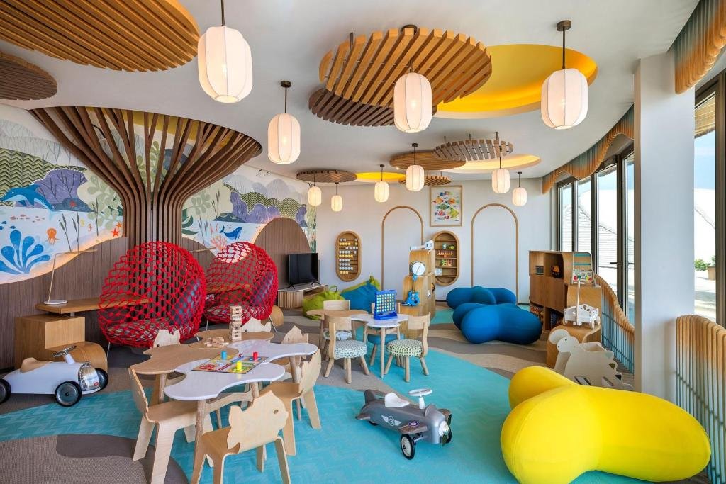 Outdoor play area at the Kids Club at St. Regis Red Sea Resort