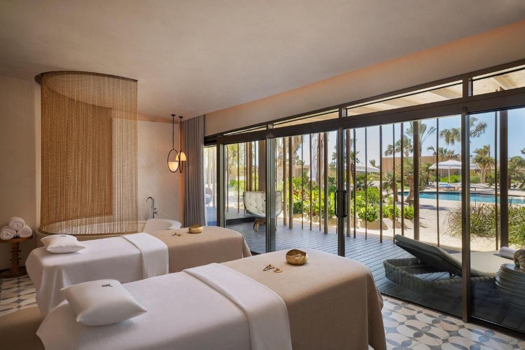 Spa relaxation area and hydrotherapy facilities at St. Regis Red Sea Resort