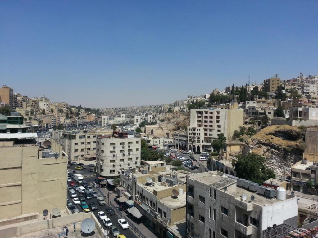 A Wiew From The Arab Tower Hotel In Amman