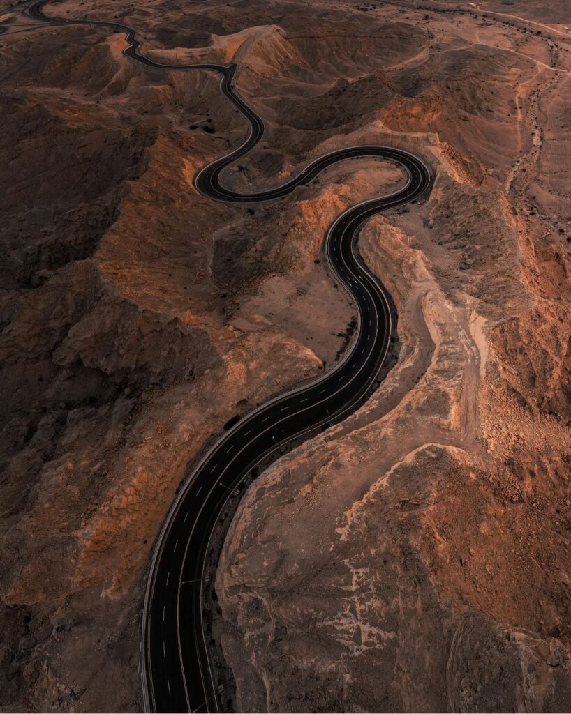 Jebel Hafeet Trail In Uae