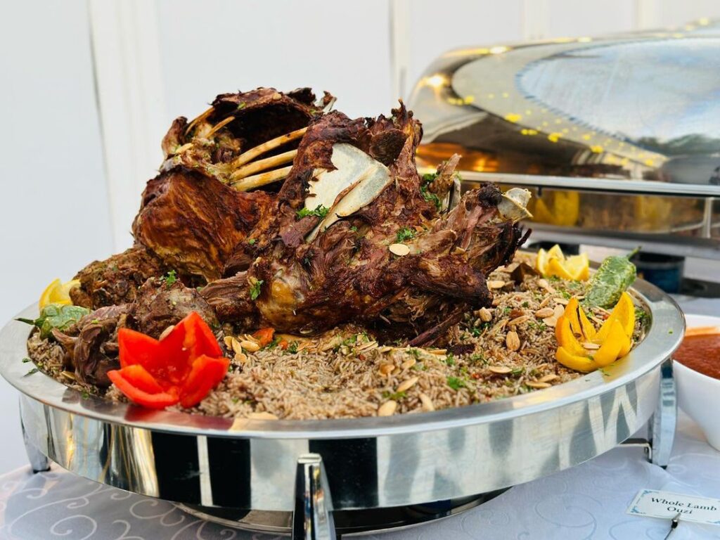 Lamb Ouzi Traditional Emirati Dishes