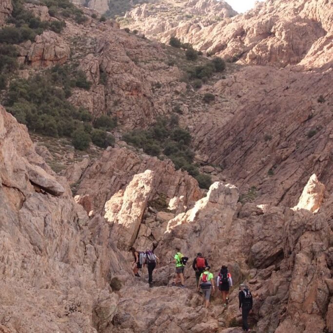 Hiking in Atlas Mountains Morocco