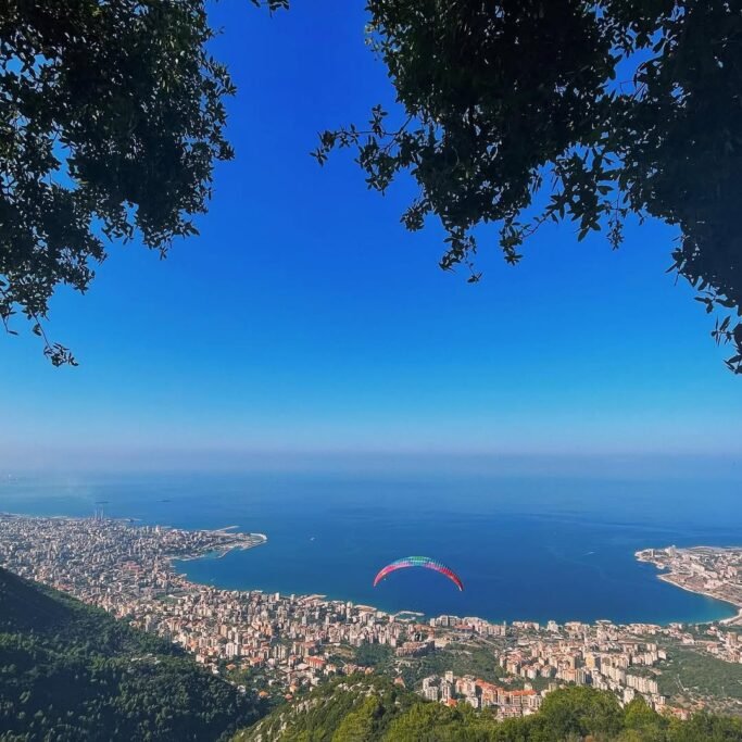 Paragliding in Jounieh Lebanon