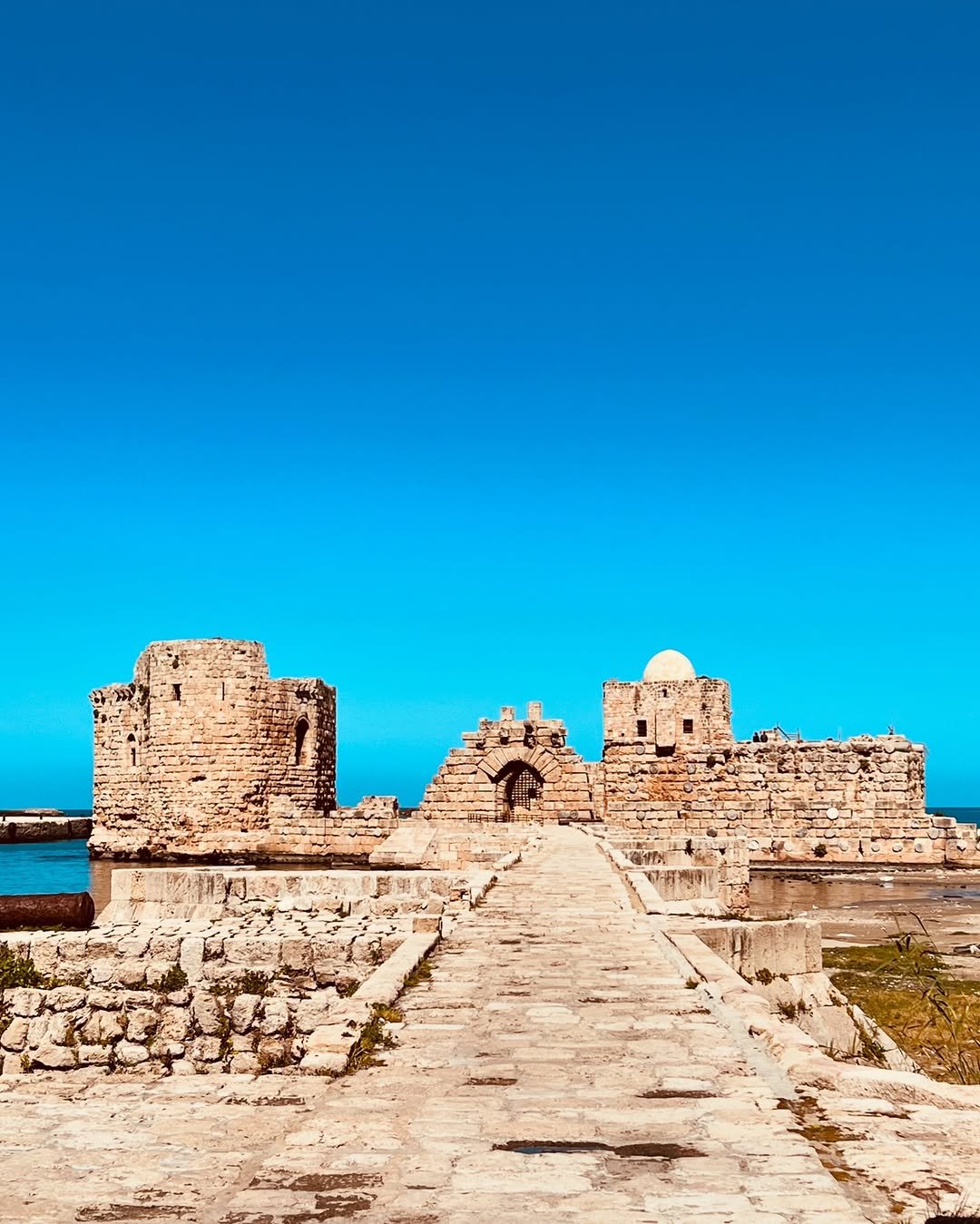 Saida Sidon Sea Castle in Lebanon