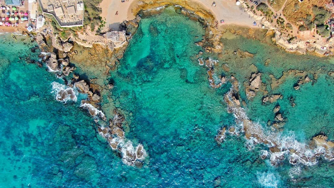 Al-Jamal Beach in Tyre Lebanon