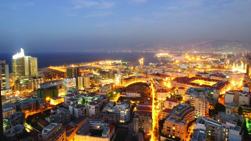 View from Rooftop at the Four Seasons Hotel Beirut