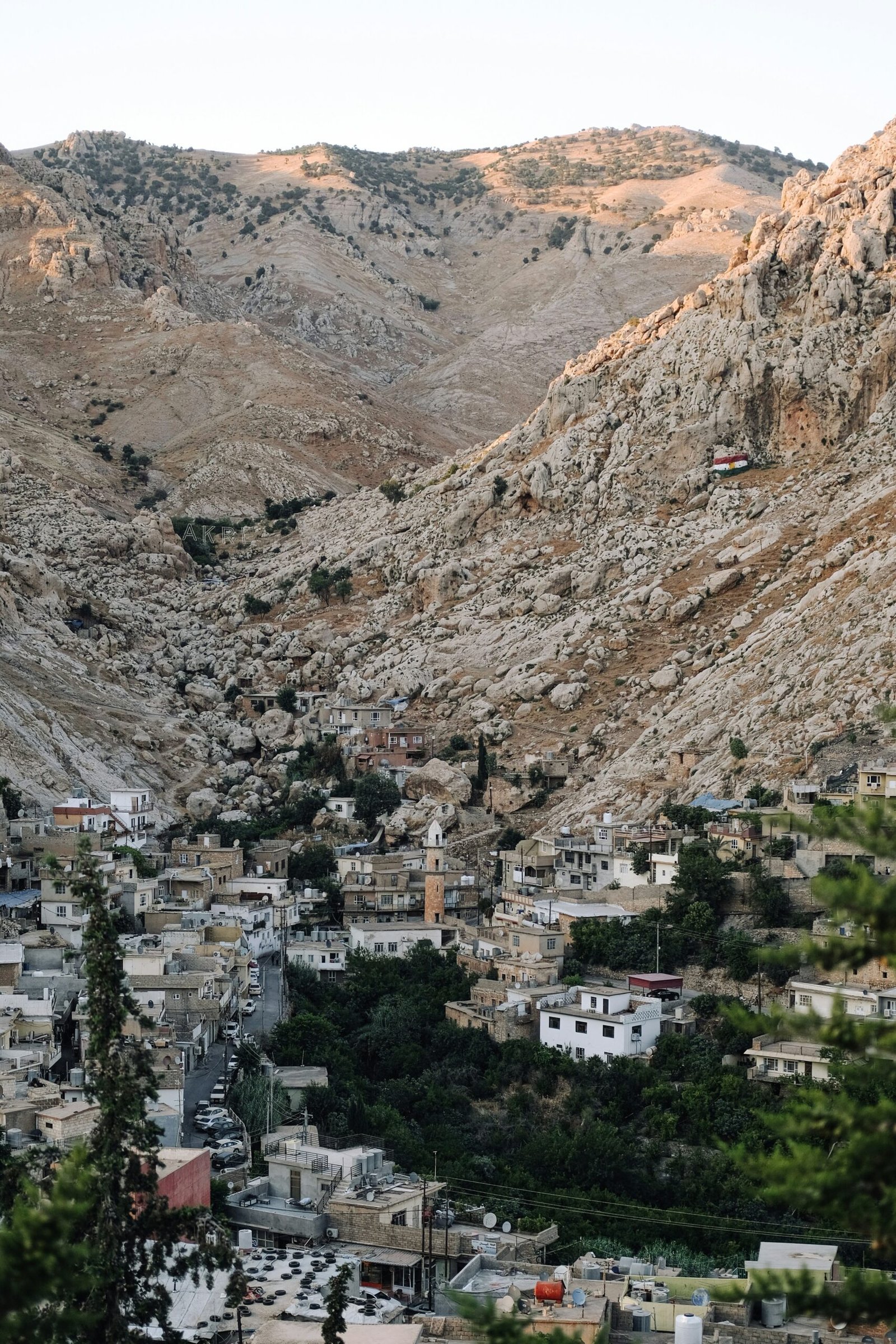 Qadisha Valley mountain landscape in Lebanon