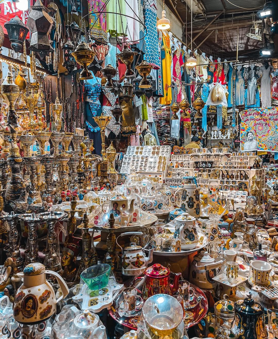 Khan El-Khalili Bazaar in Cairo