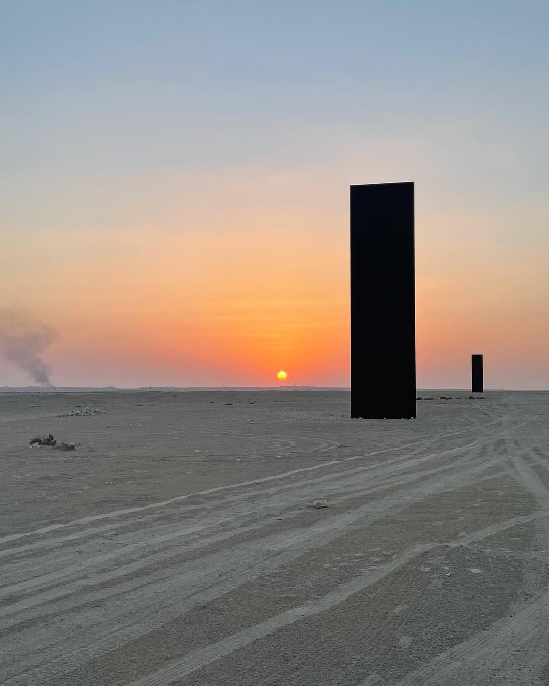 East-West/West-East art installation in Qatar