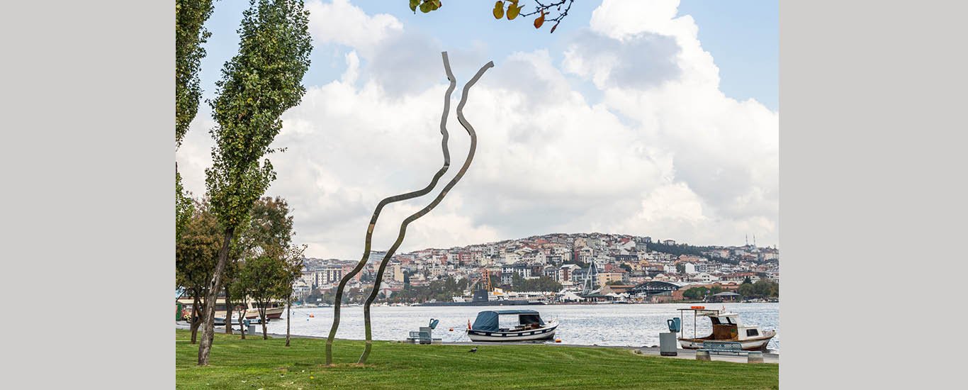 Art installation and cultural event during a festival in Beyoğlu Istanbul