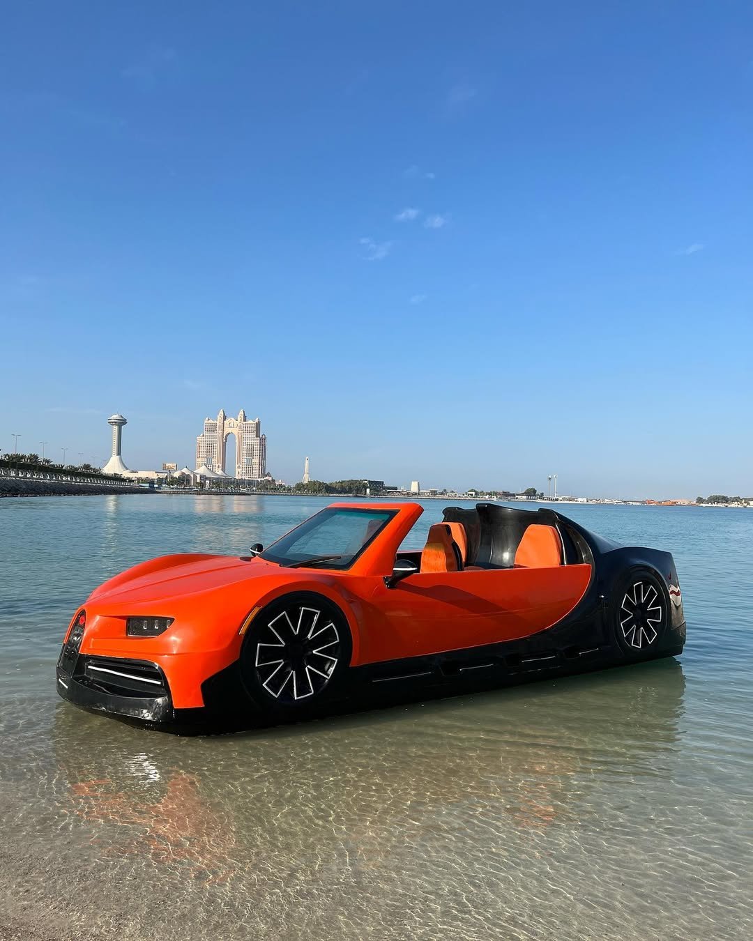 Jet car at West Bay Abu Dhabi