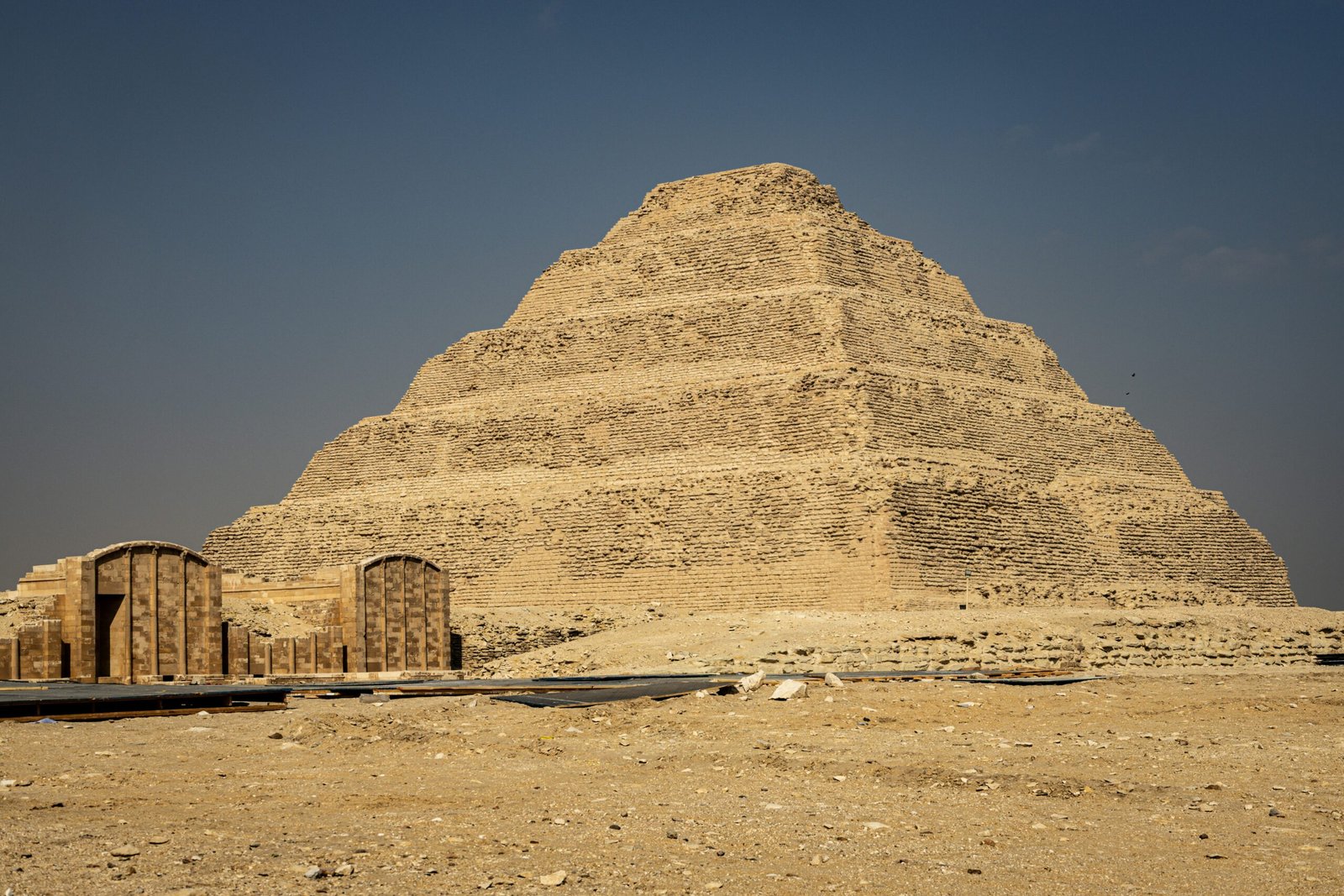 The Archaeological Site of Saqqara  in Cairo