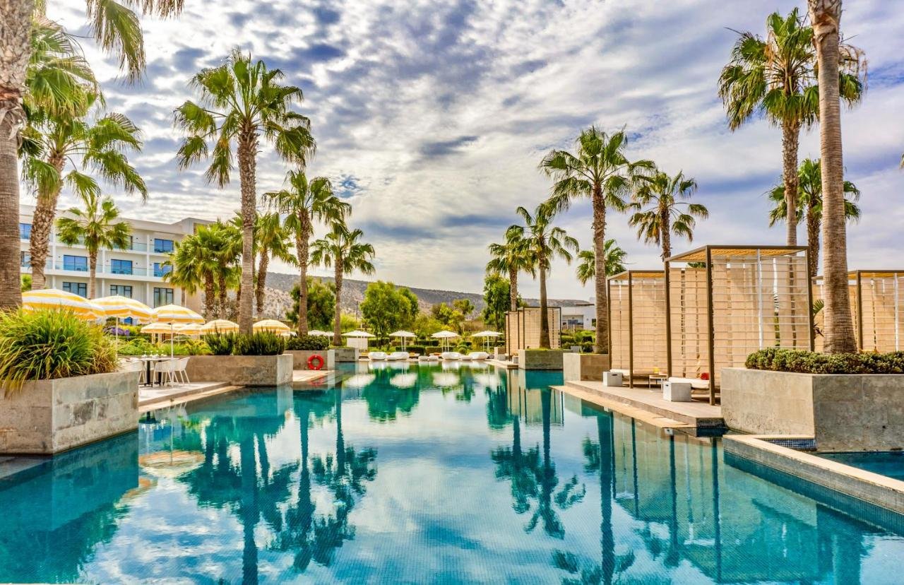 Hyatt Place Taghazout Bay hotel pool and ocean views near Agadir