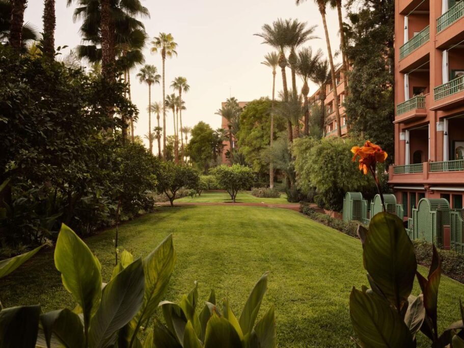 Lush gardens of La Mamounia in Marrakech