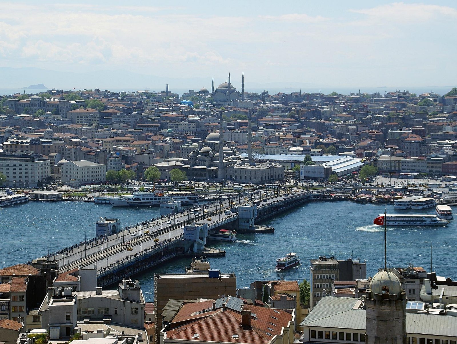 Galata Bridge Beyoglu Istanbul