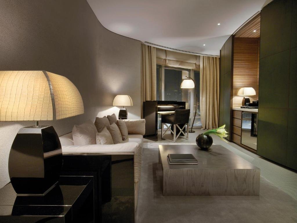 Armani Hotel Dubai minimalist luxury room inside Burj Khalifa