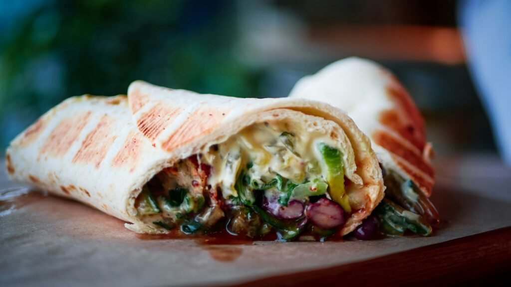 Burrito in Shaka restaurant Imsouane