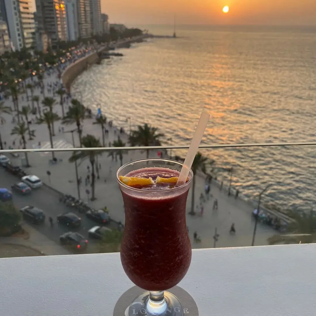 View from C-Lounge Rooftop in Beirut