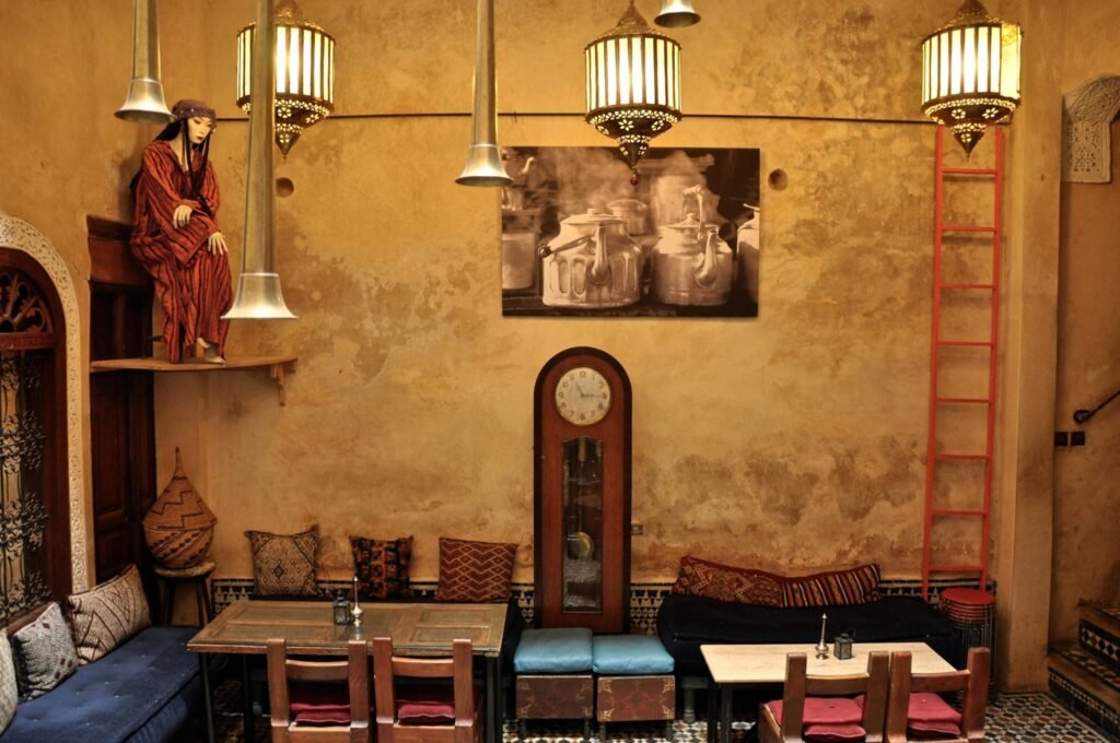 Cafe Clock in Fez