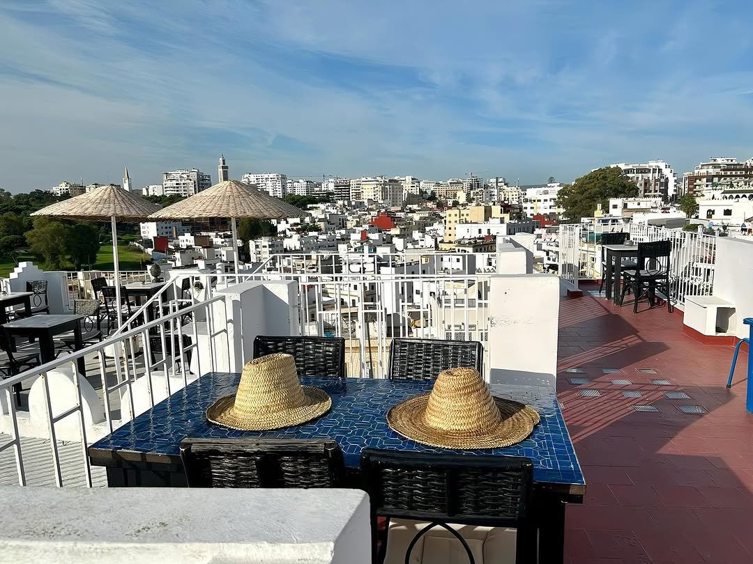 Tangier from the terrace of Dar Nour