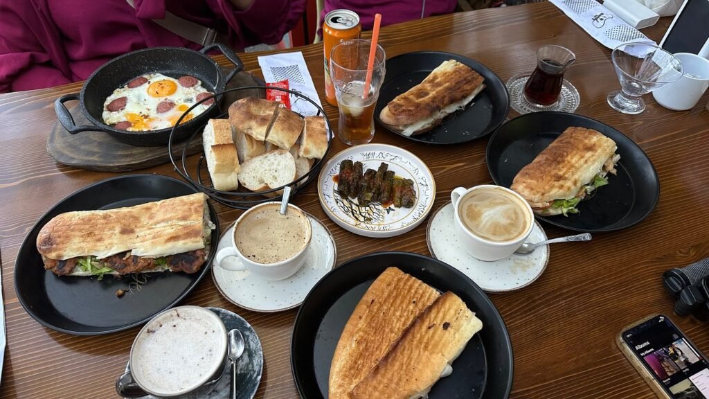 Food in Cafe Şafak Cappadocia