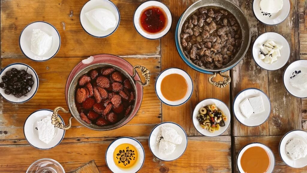 Buffalo Breakfast in Hürmetçi Village