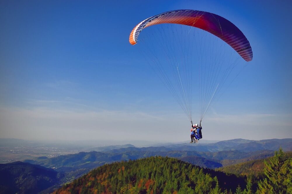 Atlas Mountains in a Paraglider