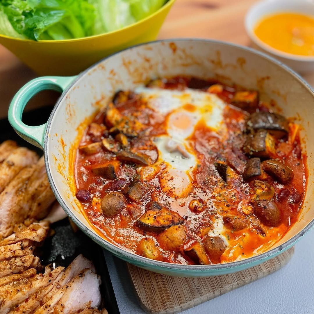  Sakşuka (fried veg in tomato)