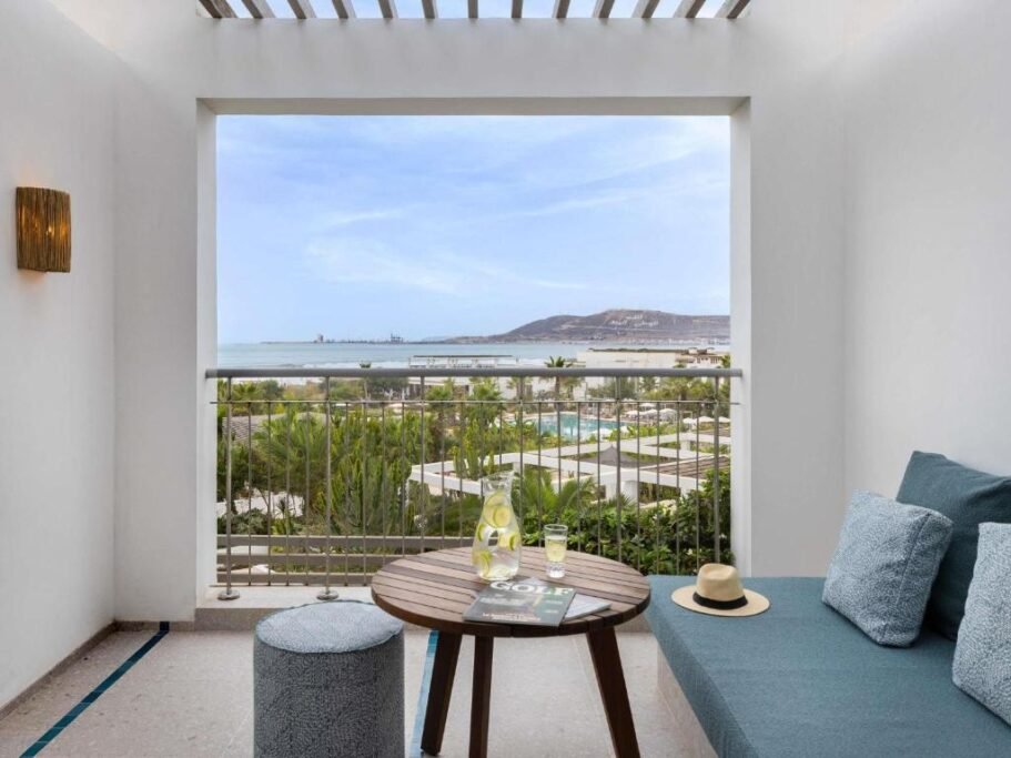 Sofitel Agadir Thalassa Sea and Spa luxury room with modern Moroccan design
