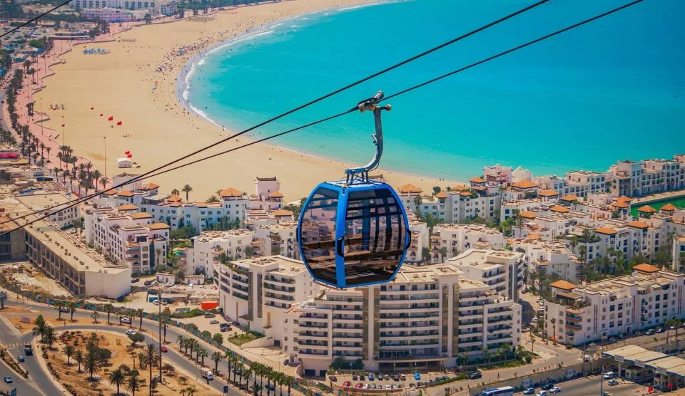 Cable car in Agadir