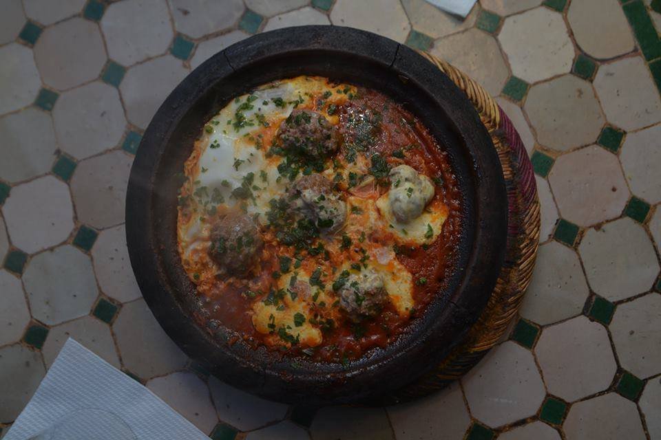 Meal at Chez Brahim Restaurant