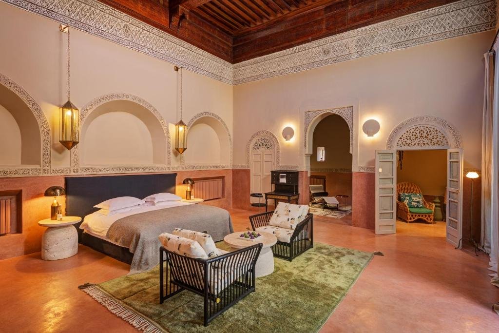 Interiors of Riad 72 in Marrakech