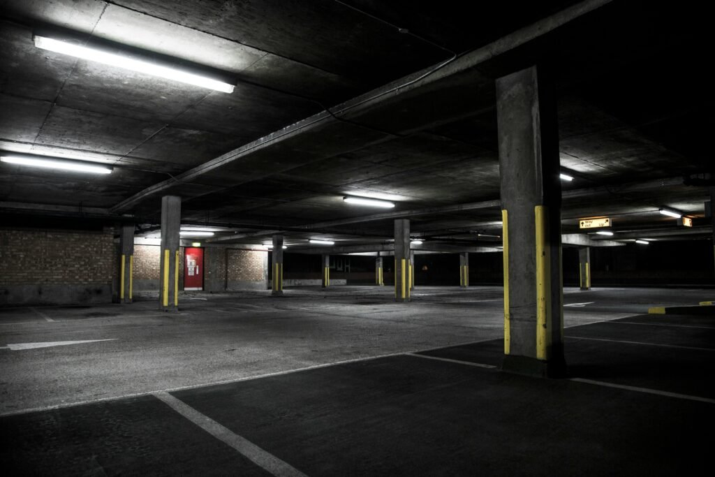 Underground parking in Dubai