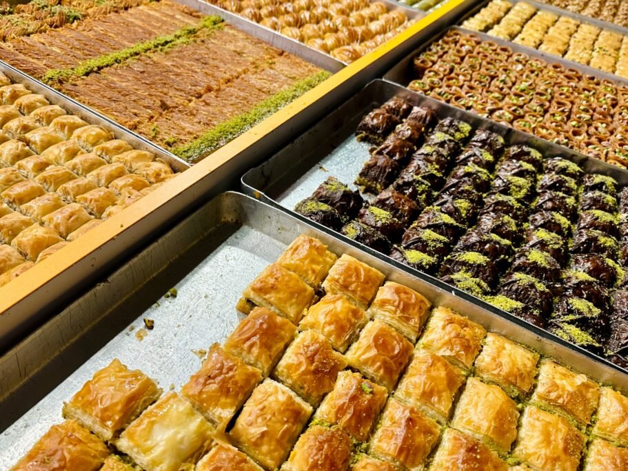 Baklava to buy in the Old Market pastry shop in Sharm El Sheikh