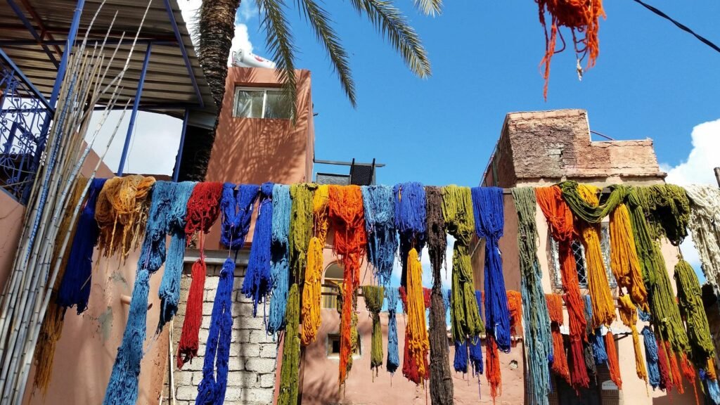 Souk des Teinturiers (Dyers’ Alley) Marrakech