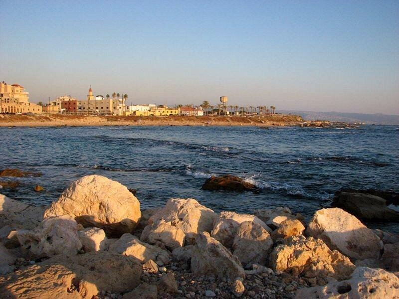 Tyre Sour beach in Lebanon
