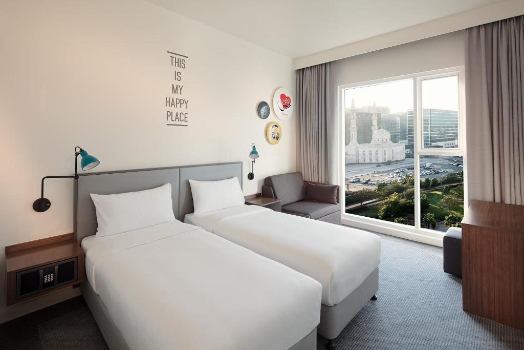Rove City Centre Deira budget hotel room in Dubai