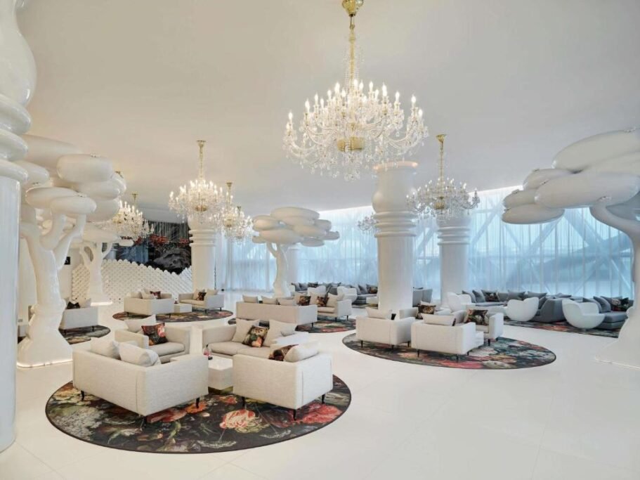 Dining room at Mondrian Doha Hotel 