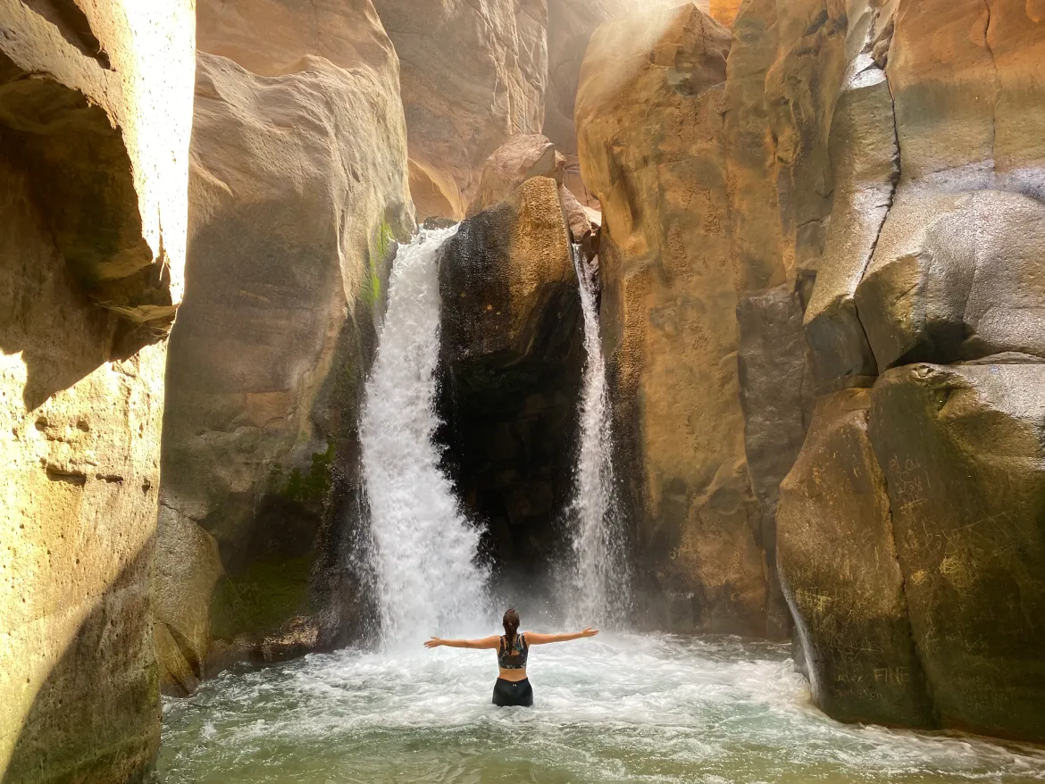 Wadi Mujib Great waterfall