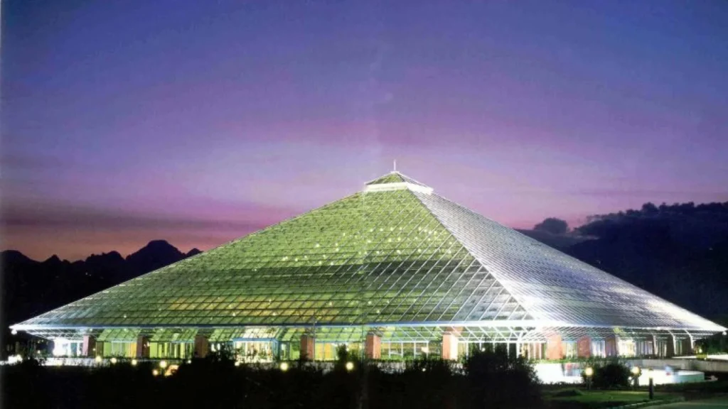 Glass Pyramid modern event venue in Antalya