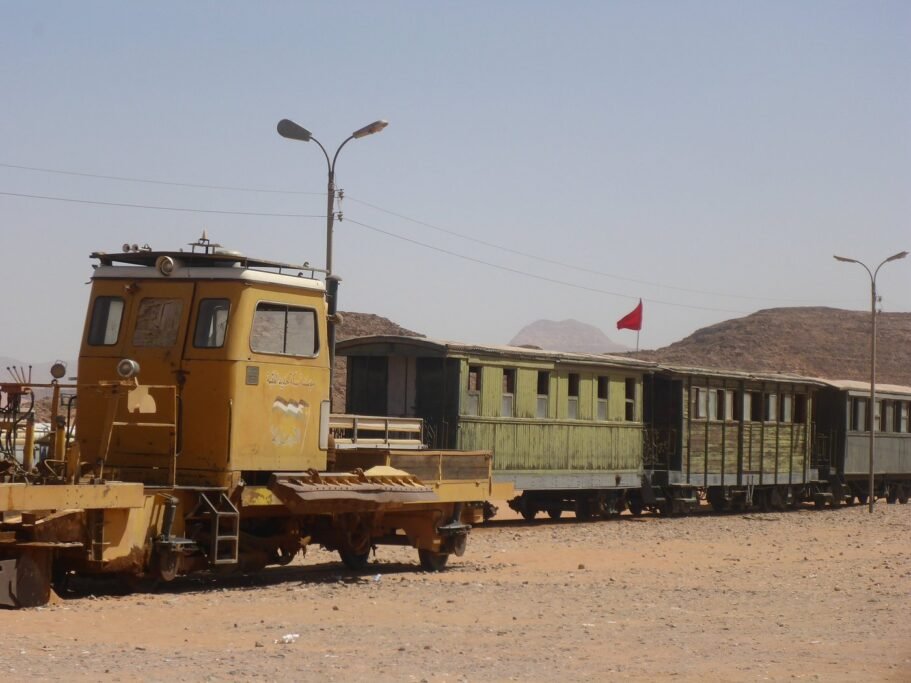 Abandoned train station Wadi Rum Jordan