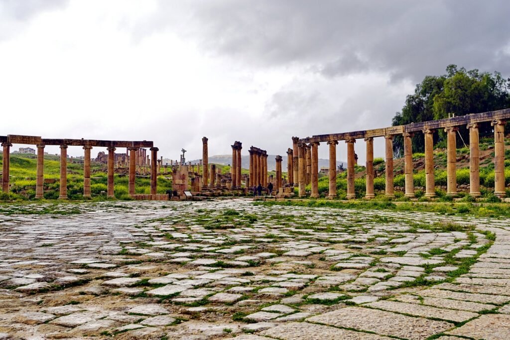 Oval Plaza, one of Jerash’s most iconic sights