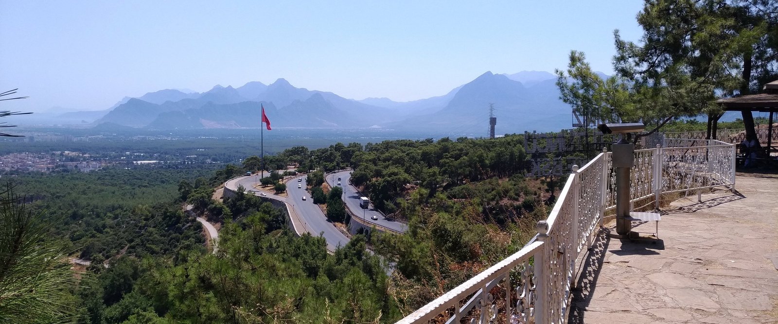 Green forest landscape in Döşemealtı near Antalya